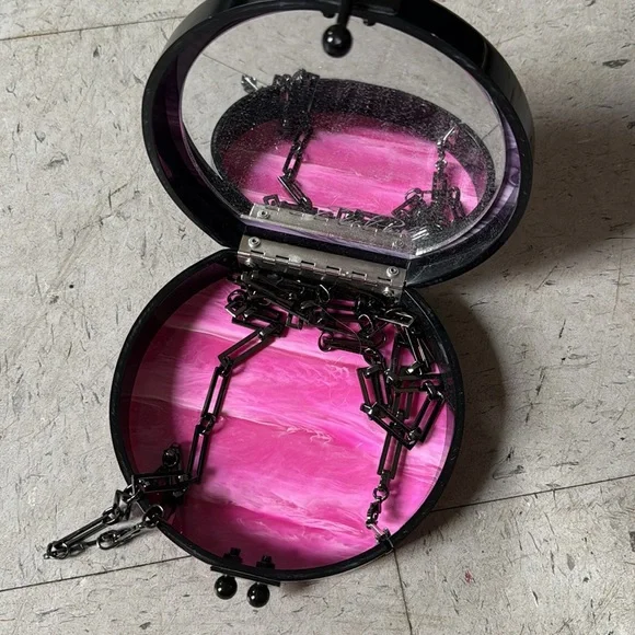 Edie Parker Pink Swirl Clutch - Picture 3 of 3